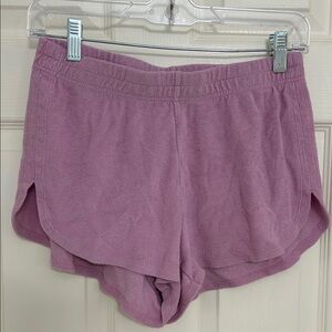 PAC Sun Terry Cloth Lounge Shorts - Mauve Pink